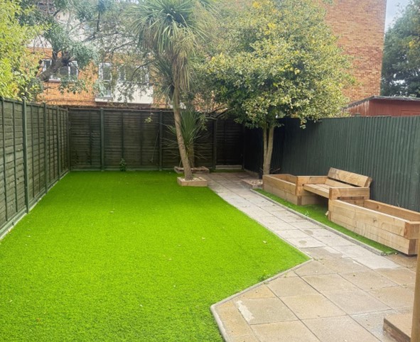 Landscaped private garden
